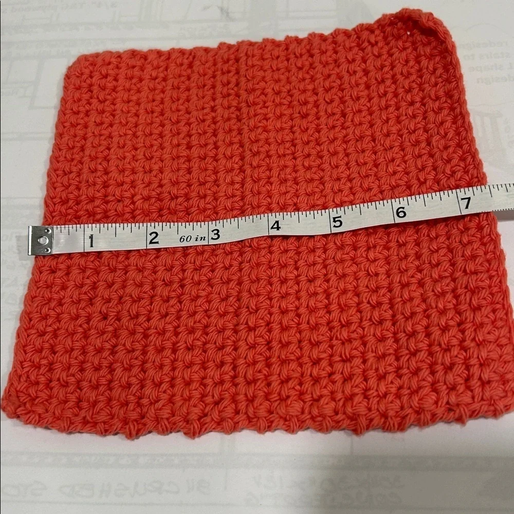 100% Cotton Handmade Washcloths - Set of 3